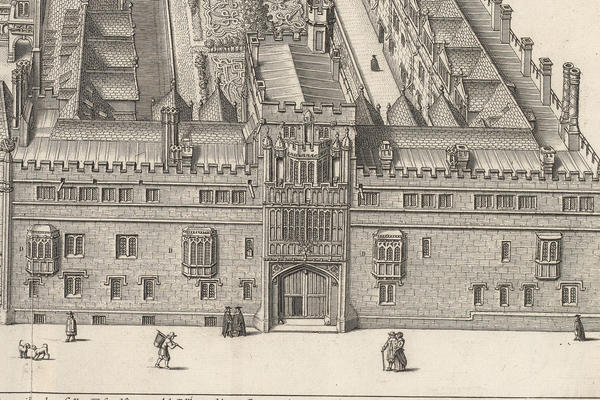 Detail of Brasenose College from David Loggan, Oxonia Illustrata